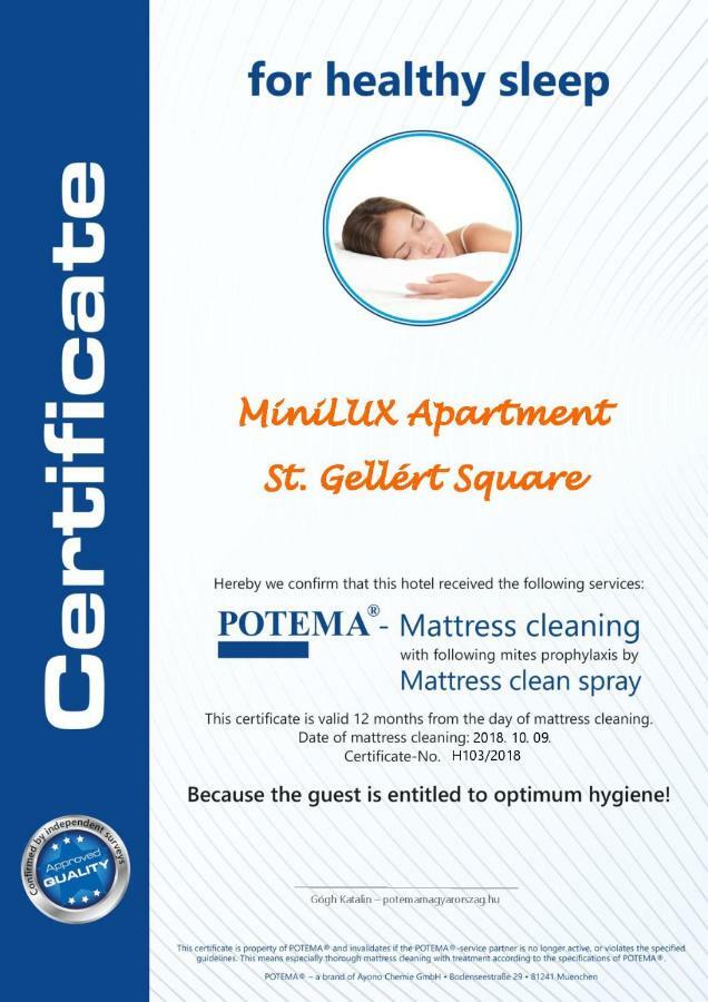 St. Gellert Square - Minilux Apartman Budapeszt Zewnętrze zdjęcie